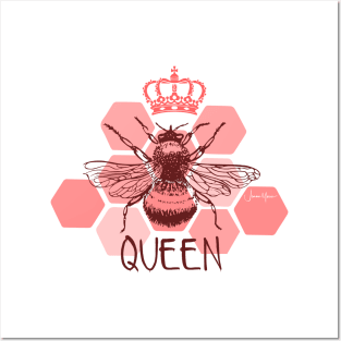 Queen Bee (in blush) Posters and Art